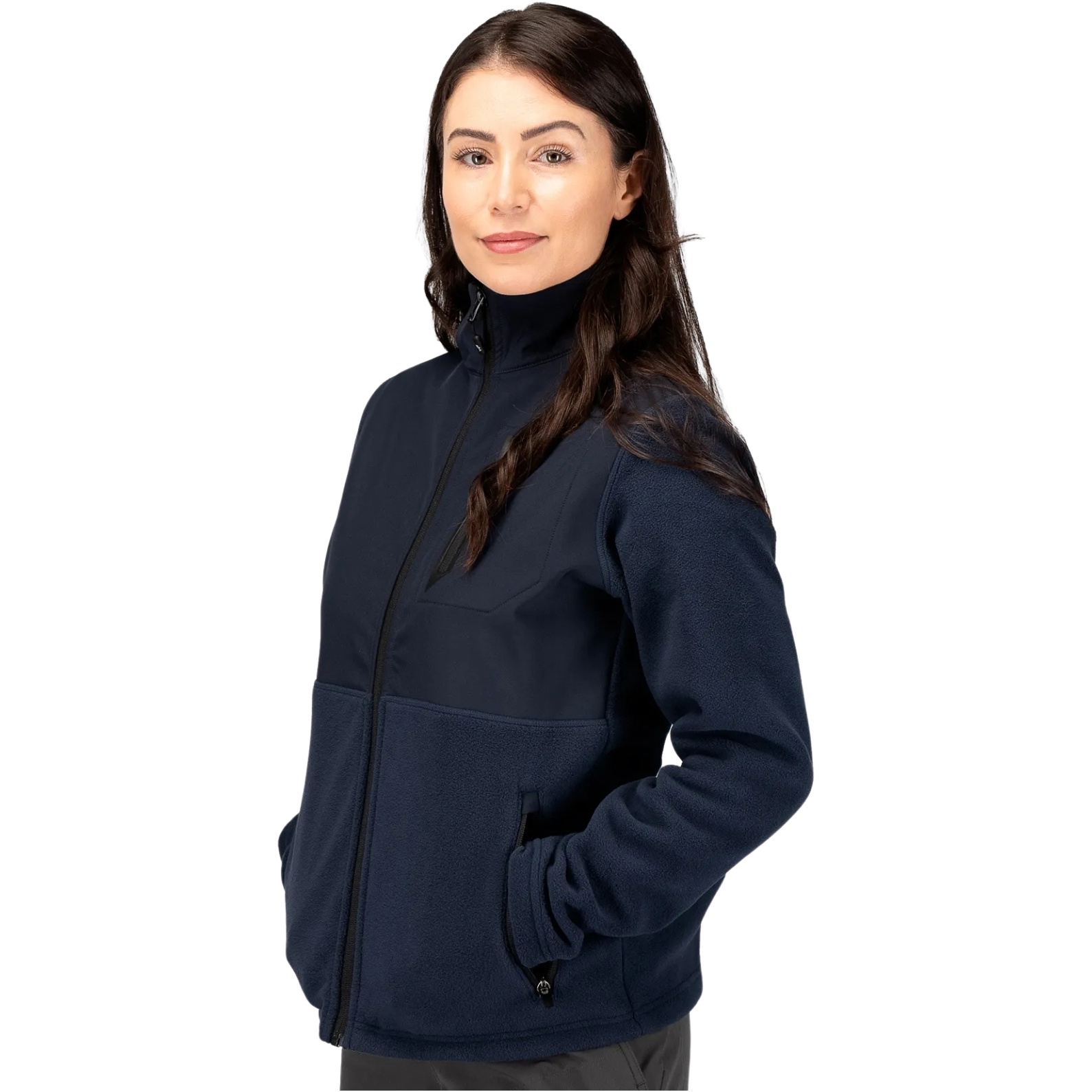 2026 Zhik Womens Hybrid Fleece Jacket JKT-0035-W - Midnight Blue